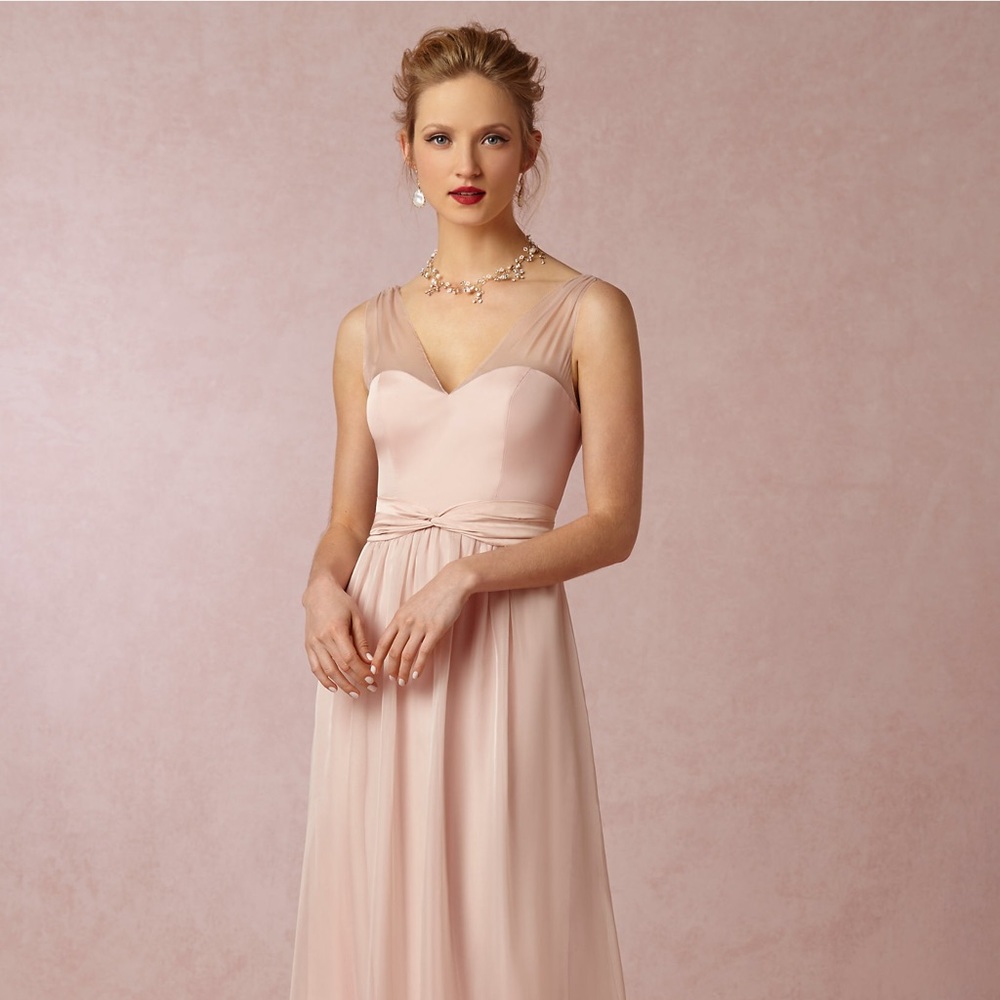 BHLDN/Anthro by Jenny Yoo Annabelle Dress in Blush